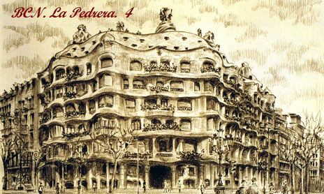 QUADRES LLAPIS BARCELONA 1.
