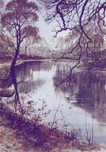 Pond Watercolour