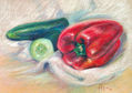 Pimiento y pepino