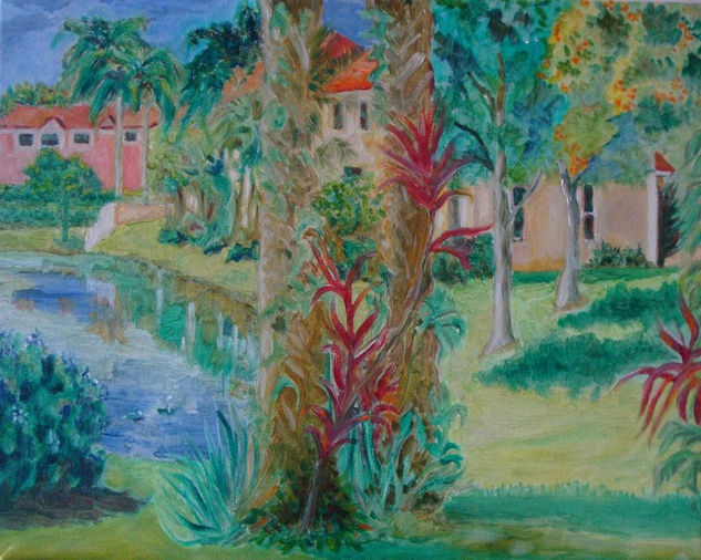 Paisaje Tropical Oil Canvas Landscaping