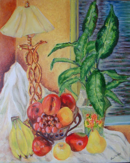 Planta y Frutas Oil Canvas Landscaping