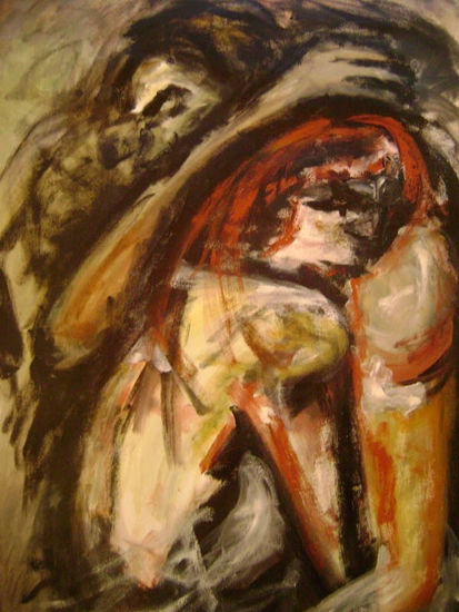 Te abrazo, me abrazas Oil Canvas Nude Paintings