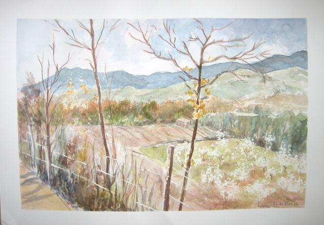 VALLE DEL JERTE Oil Canvas Landscaping