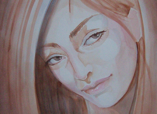 ya basta... Watercolour Paper Portrait