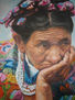 Indigena guatemalteca pensando