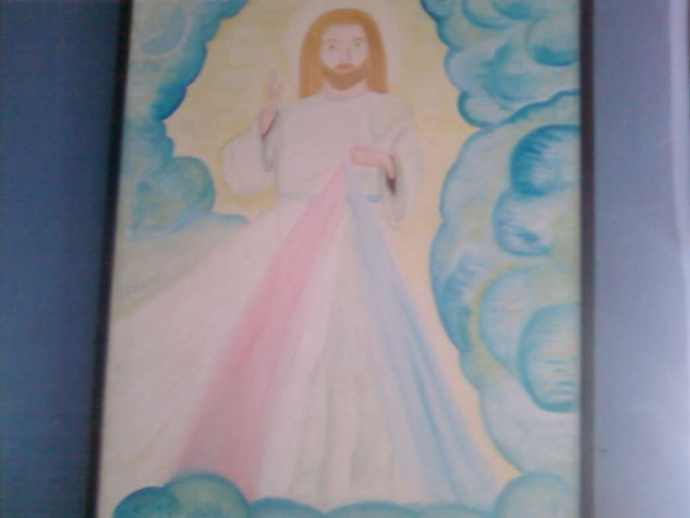 Jesus  Resucitado Oil Canvas Portrait