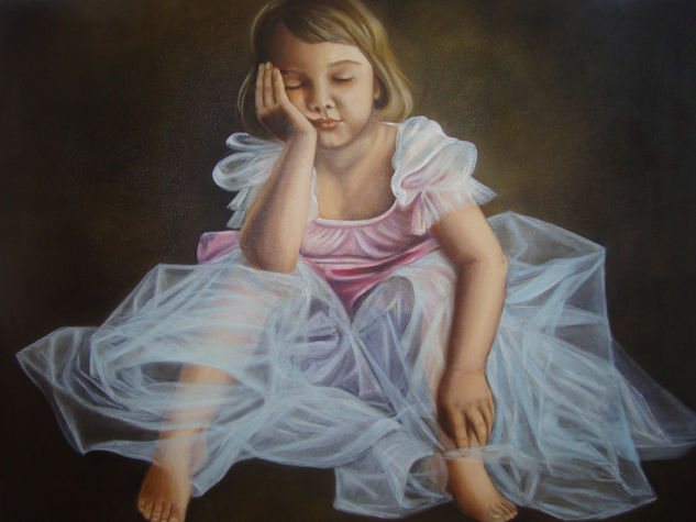 Sueño de bailarina Oil Canvas Figure Painting