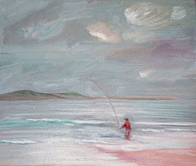 Pescador Oil Canvas Marine Painting