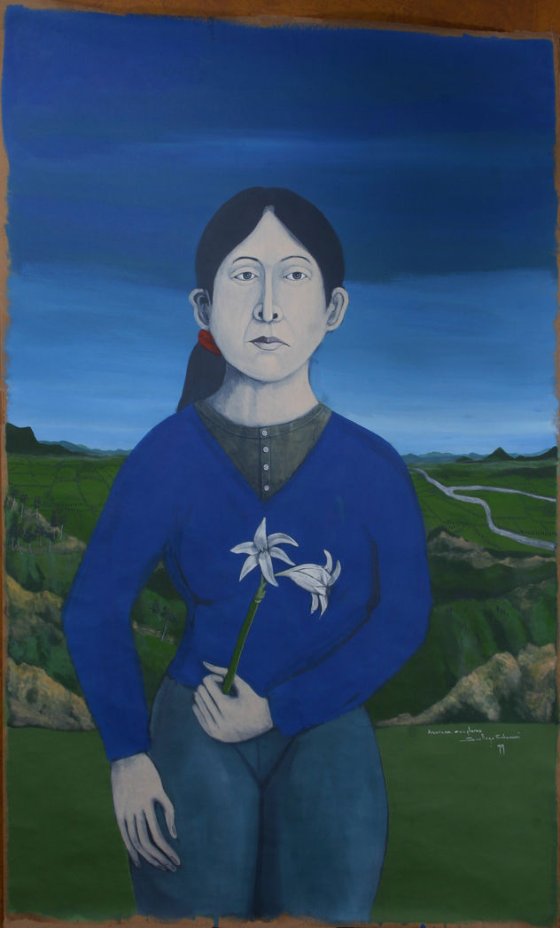AZUCENA CON FLORES