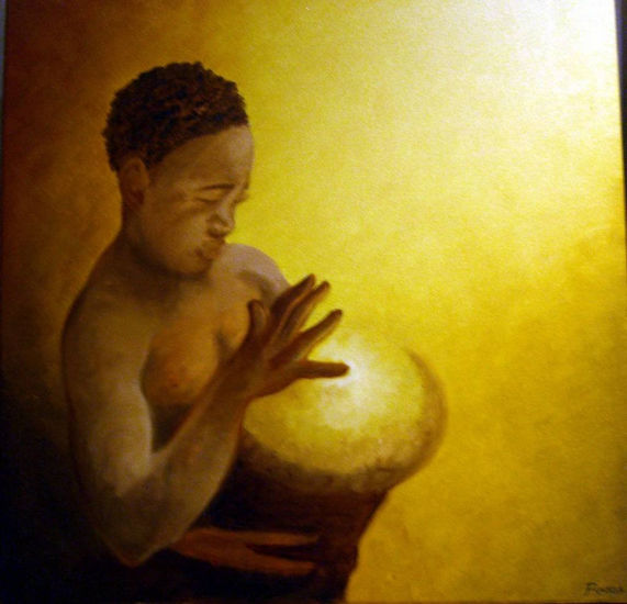 TAMBOR DE LUZ Oil Canvas Figure Painting