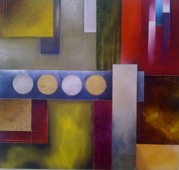 abstraccion cubica Oil Canvas Others