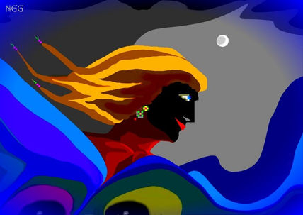 Mujer de la luna
