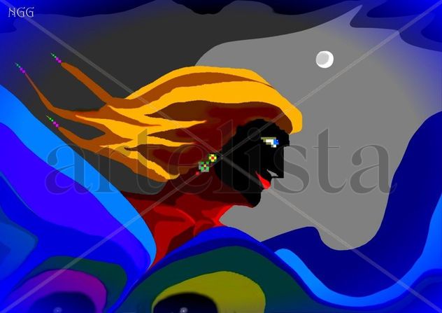 MUJER DE LA LUNA