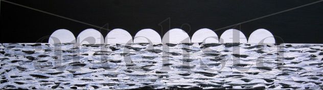 flores blancas en el mar negro..........