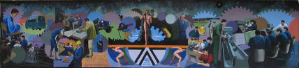 Mural sena 45 años