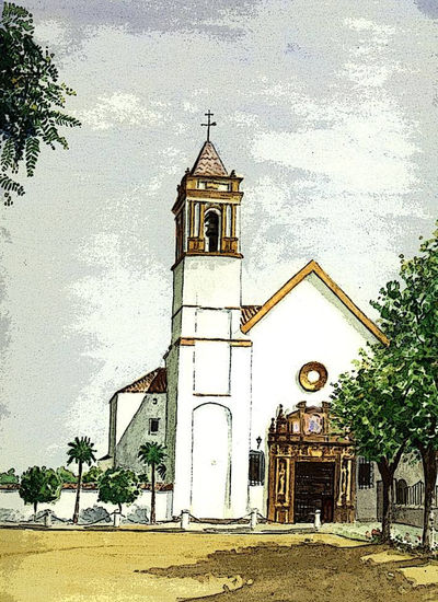 Ermita de consolacion Watercolour Canvas Others