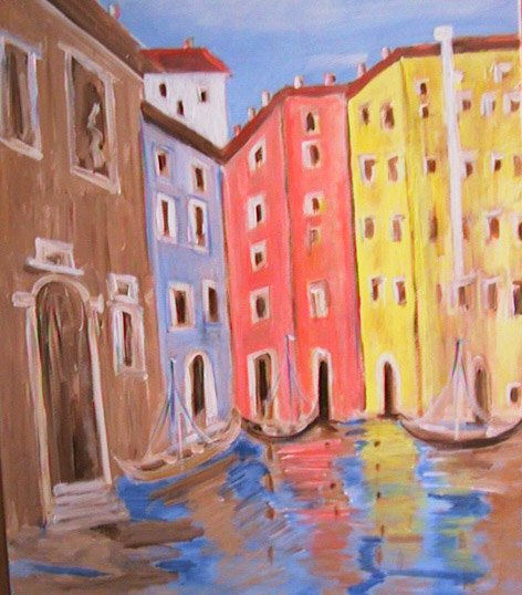 paisaje veneciano Oil Canvas Landscaping