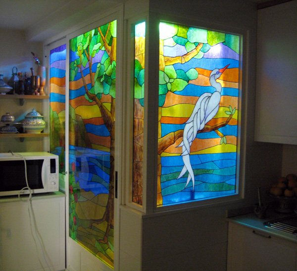Vidriera cocina (pintada)