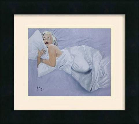 MARILYN MONROE Oil Canvas Portrait