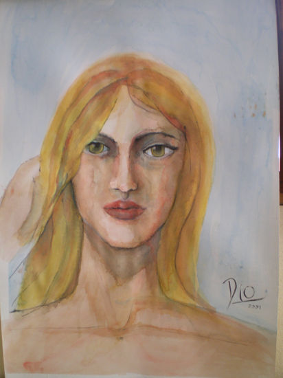 Acuarela 2 Watercolour Paper Figure Painting