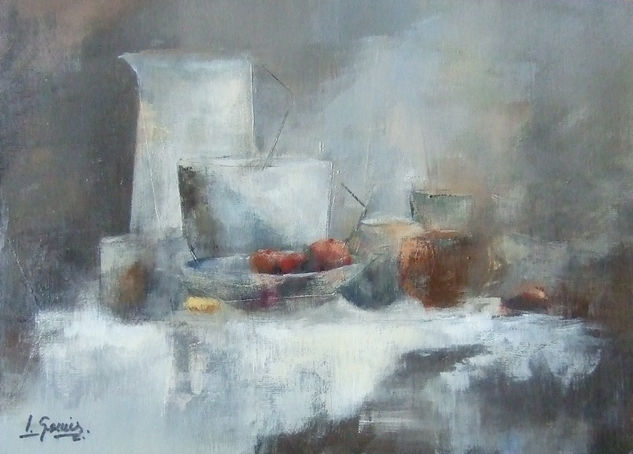 Sensaciones y emociones Mixed media Canvas Still Life Paintings