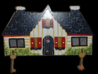 casita llavero