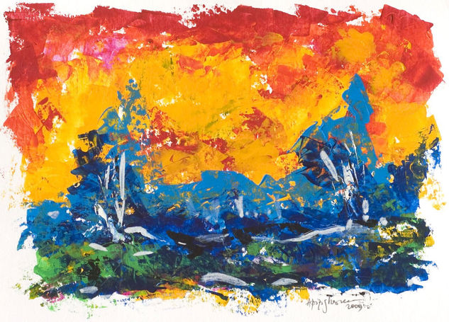 paisaje Acrylic Paper Landscaping