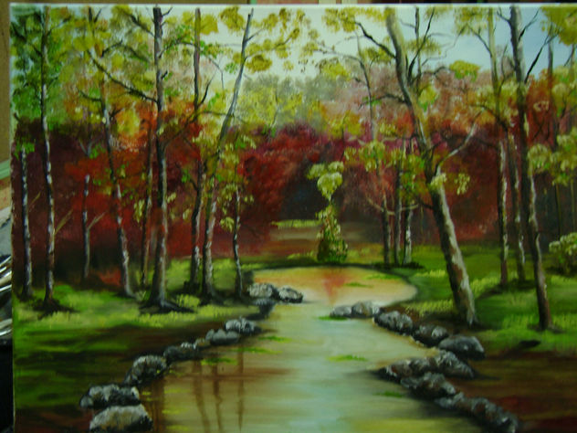 placer en el bosque