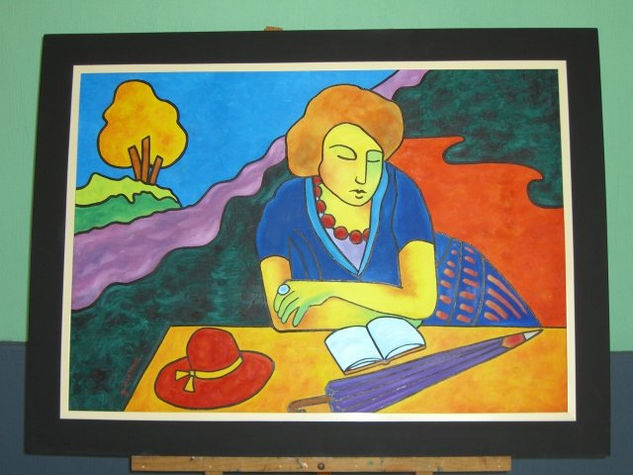 MADAME MATISSE Oil Canvas Figure Painting