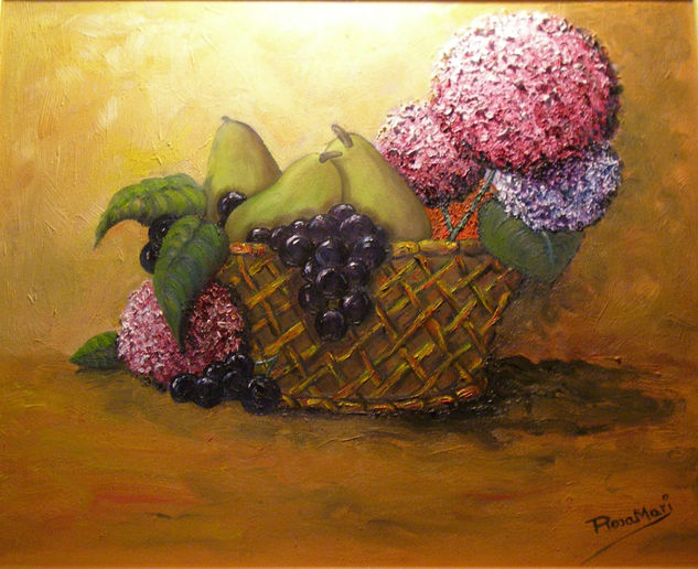 FOGONAZO DE LUZ ROSAMARI Oil Canvas Still Life Paintings