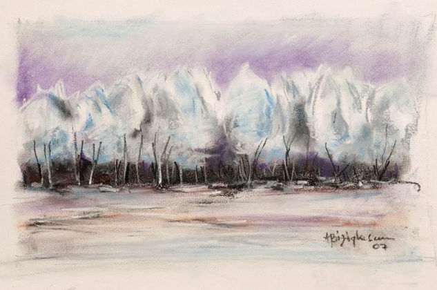 invierno Pastel Paper Landscaping