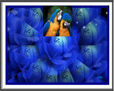 ROSAS AZULES Y LOROS