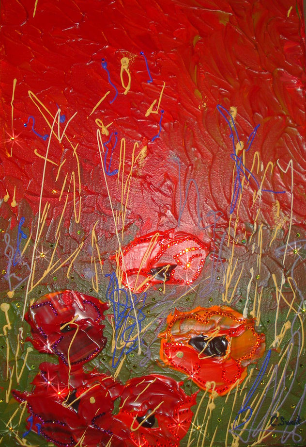 Wild Flowers I- Tríptico