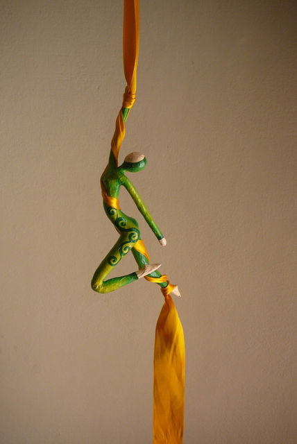 Acrobata en tela