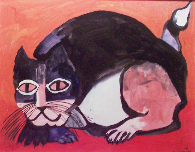 Siesta de gato Acrylic Panel Animals