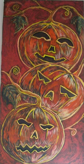 hallowen Oil Canvas Landscaping