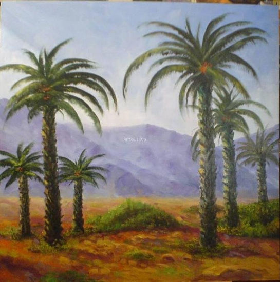 PALMERAS Oil Canvas Landscaping