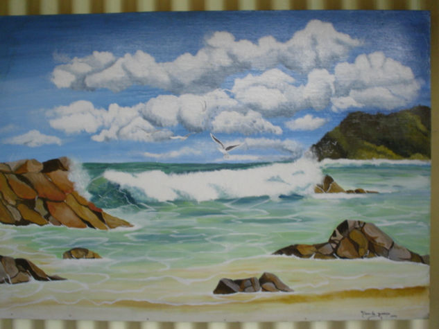 la hermosura del mar Acrylic Canvas