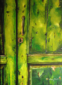 Puerta verde
