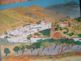 tURÓN ,alPUJARRA ,70x50 cm.aprox.ÓLEO SOBRE LIENZO EN BASTIDOR DE Crespo