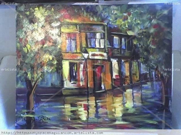 lluvia en el atardecer