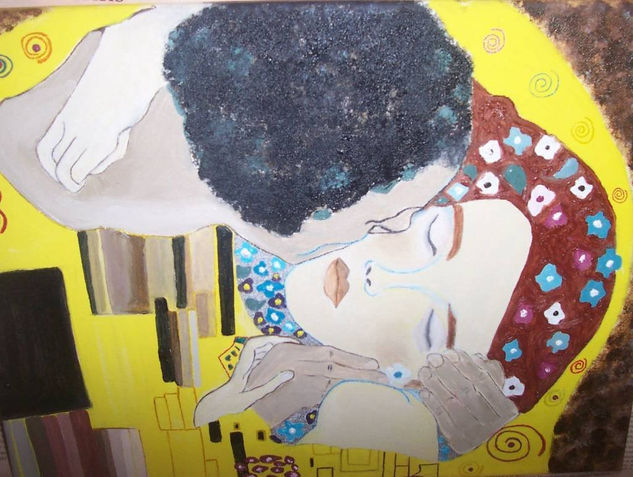 Versión El beso de Klimnt Oil Canvas Others