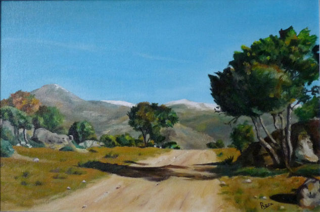 PAISAJE DE MORALZARZAL Oil Canvas Landscaping