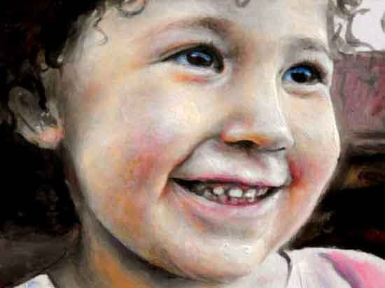 Amelia sonriendo