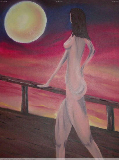 el puente Oil Canvas Nude Paintings