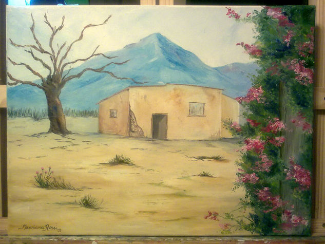 Paisaje Serrano2 Oil Canvas Landscaping