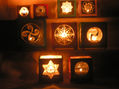 porta velas de aluminio