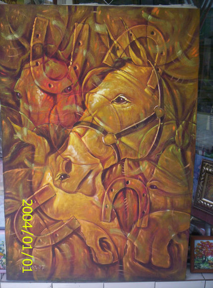 Cabezas de caballos