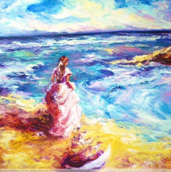 playa cristal Oil Canvas Marine Painting