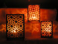 porta velas de aluminio